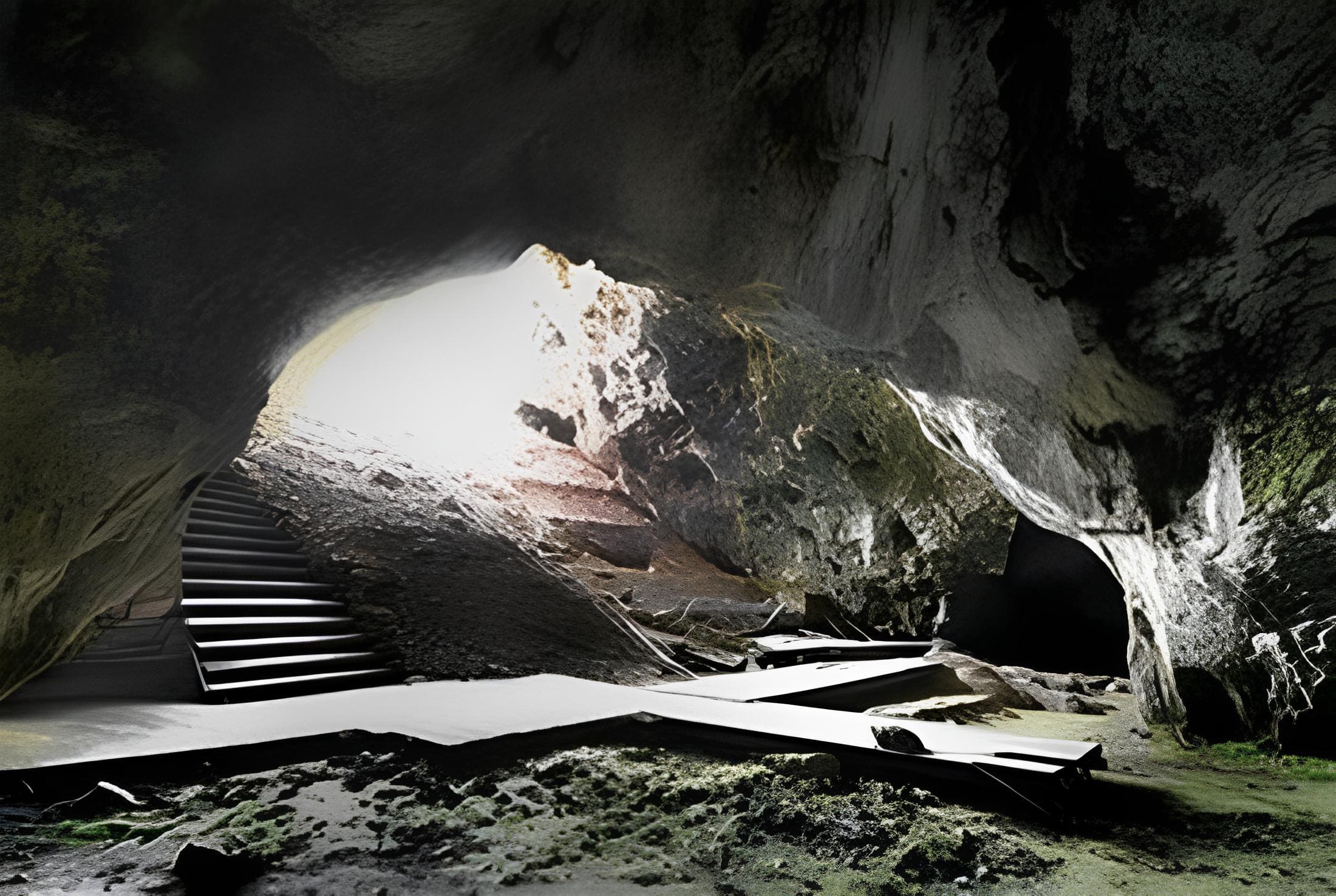 Ancient depths of the Dikteon Cave sacred chambers