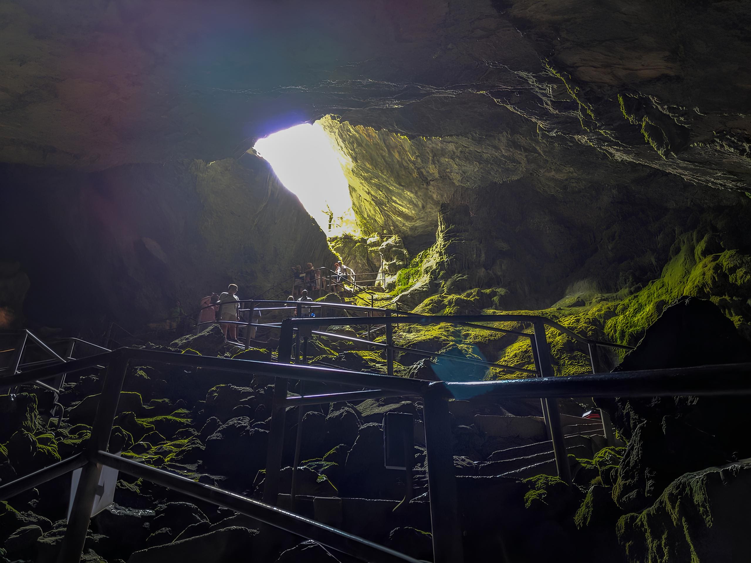 Inside the Dikteon Cave where Zeus was hidden as an infant